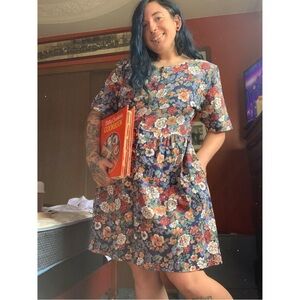 VTG 1980s Capacity floral romper